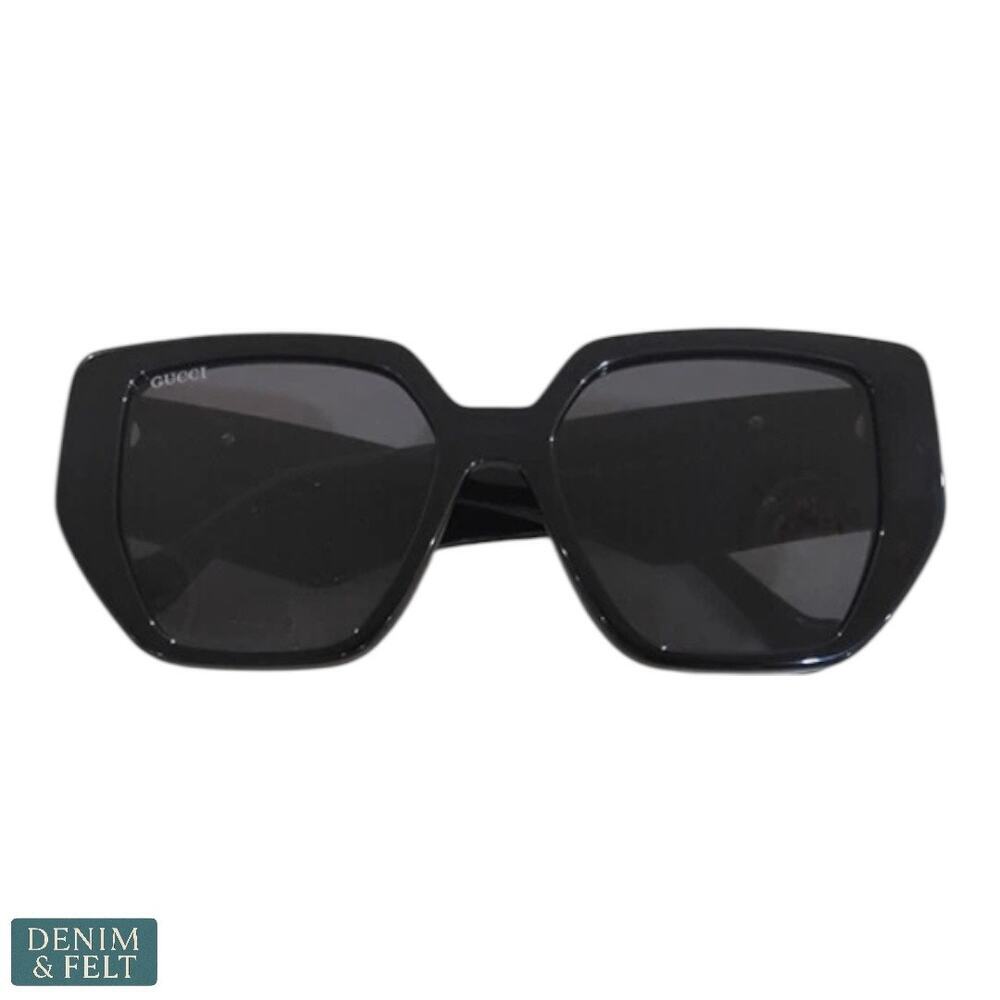 Gucci Black and Gold Sunglasses - Picture 2 of 16